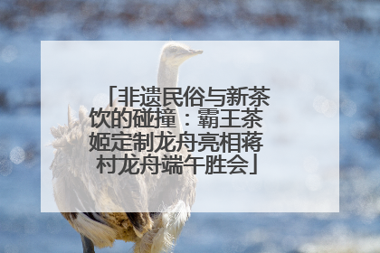 非遗民俗与新茶饮的碰撞：霸王茶姬定制龙舟亮相蒋村龙舟端午胜会