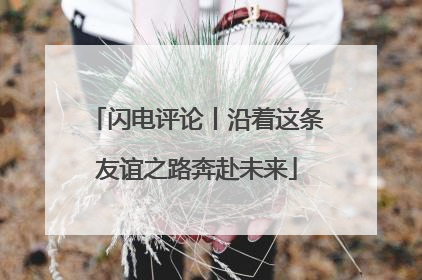 闪电评论丨沿着这条友谊之路奔赴未来
