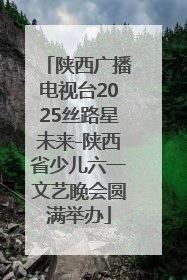 陕西广播电视台2025丝路星未来-陕西省少儿六一文艺晚会圆满举办