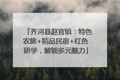 齐河县赵官镇：特色农旅+精品民宿+红色研学，解锁多元魅力