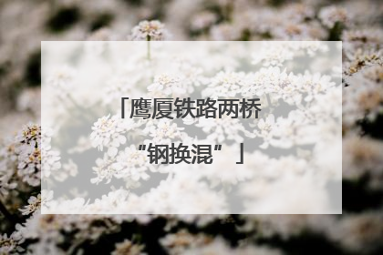 鹰厦铁路两桥“钢换混”