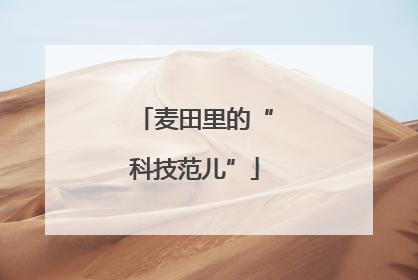 麦田里的“科技范儿”