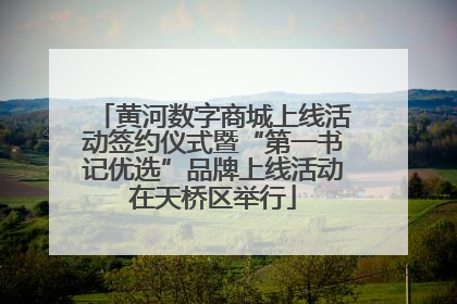 黄河数字商城上线活动签约仪式暨“第一书记优选”品牌上线活动在天桥区举行