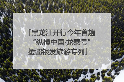 黑龙江开行今年首趟“纵横中国·龙泰号”援疆银发旅游专列