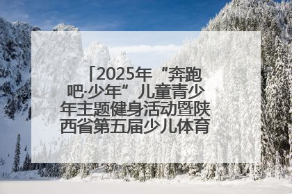 2025年“奔跑吧·少年”儿童青少年主题健身活动暨陕西省第五届少儿体育嘉年华活动启动
