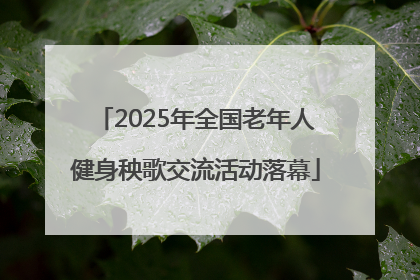 2025年全国老年人健身秧歌交流活动落幕