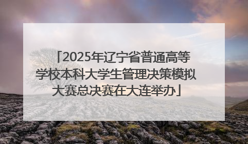 2025年辽宁省普通高等学校本科大学生管理决策模拟大赛总决赛在大连举办