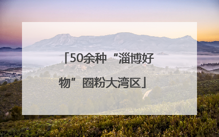 50余种“淄博好物”圈粉大湾区